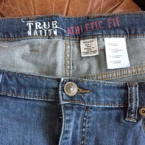 true nation athletic fit jeans